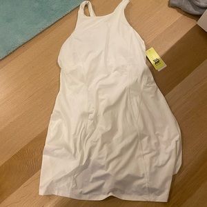 White target athletic dress